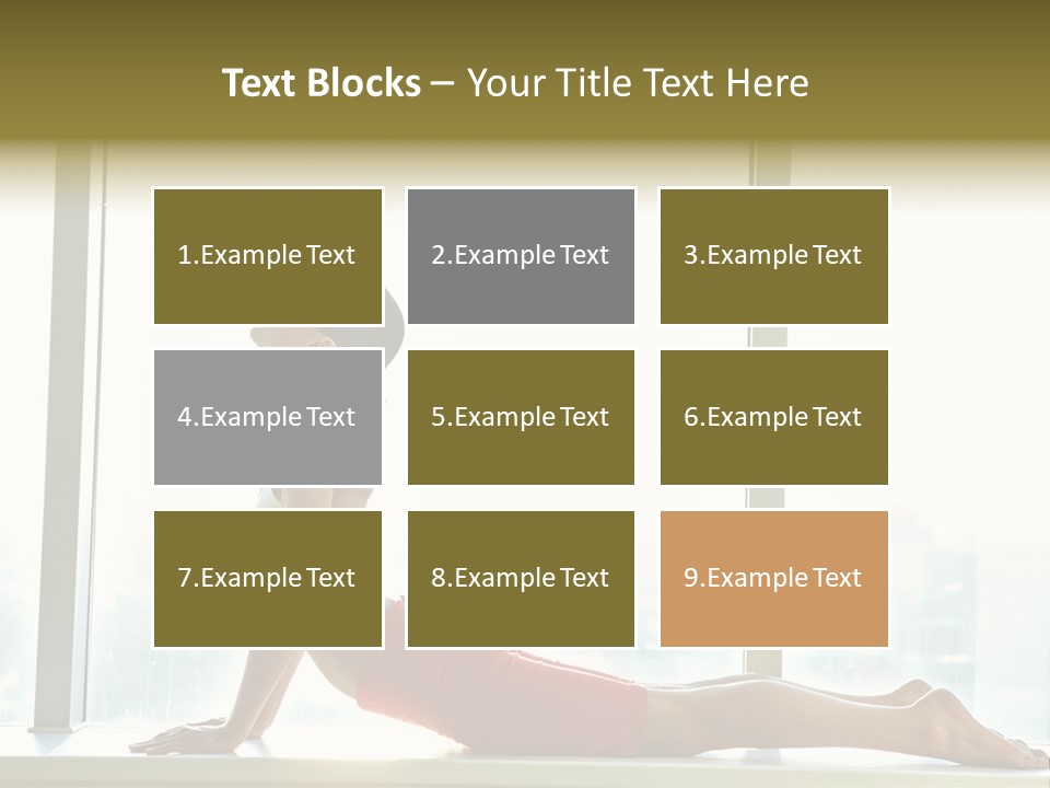 Sportswear Charming Exercise PowerPoint Template