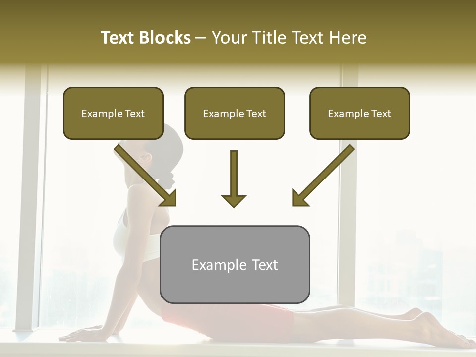 Sportswear Charming Exercise PowerPoint Template