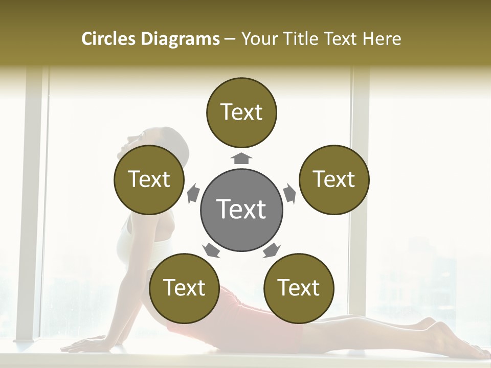 Sportswear Charming Exercise PowerPoint Template