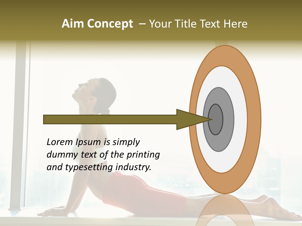 Sportswear Charming Exercise PowerPoint Template