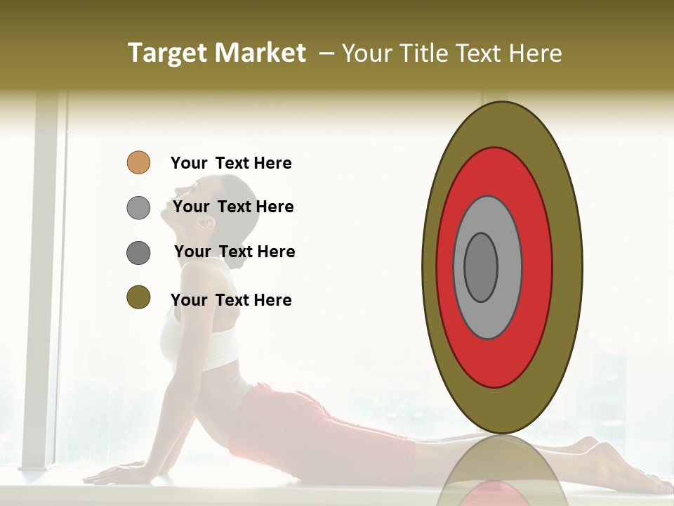 Sportswear Charming Exercise PowerPoint Template