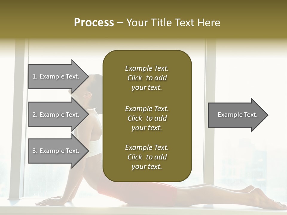 Sportswear Charming Exercise PowerPoint Template