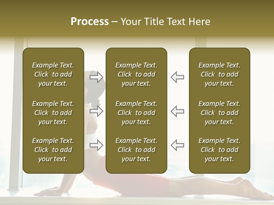 Sportswear Charming Exercise PowerPoint Template