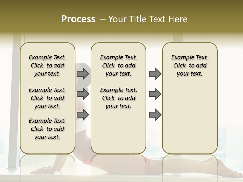 Sportswear Charming Exercise PowerPoint Template
