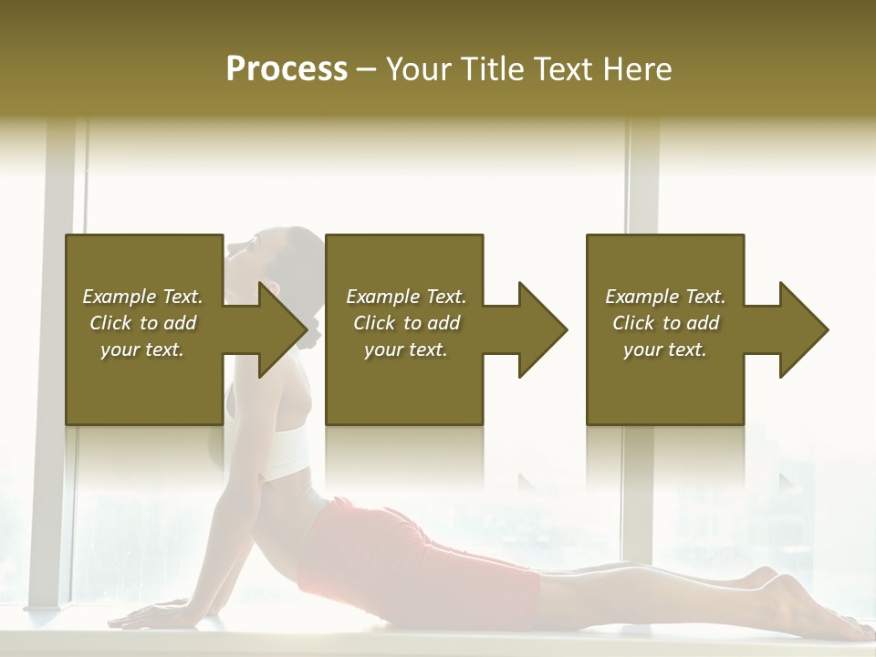 Sportswear Charming Exercise PowerPoint Template