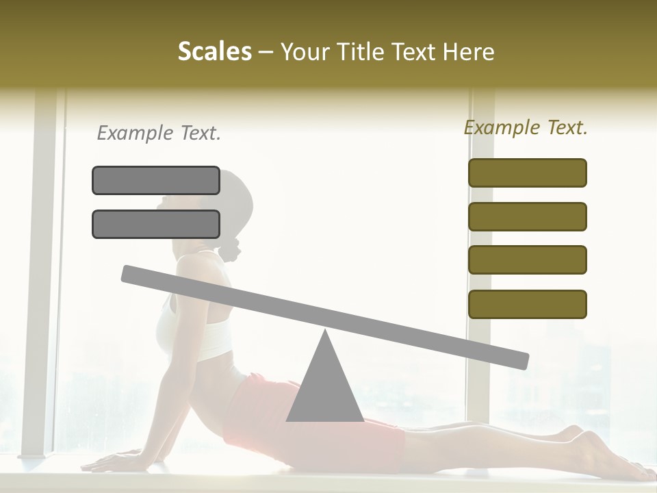 Sportswear Charming Exercise PowerPoint Template