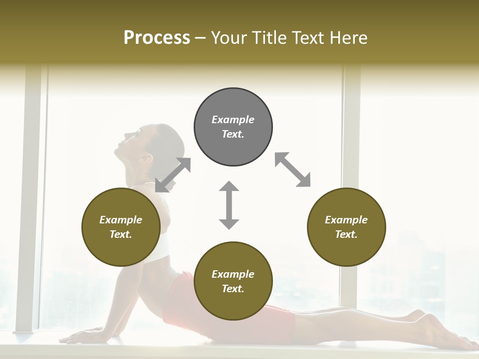 Sportswear Charming Exercise PowerPoint Template