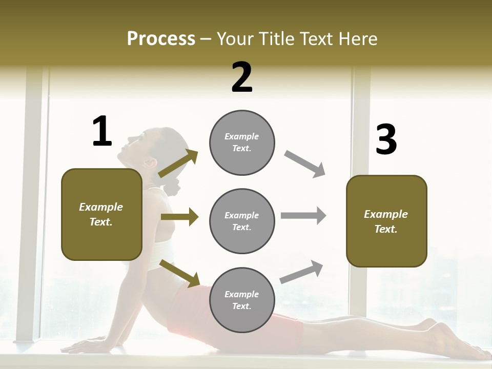 Sportswear Charming Exercise PowerPoint Template