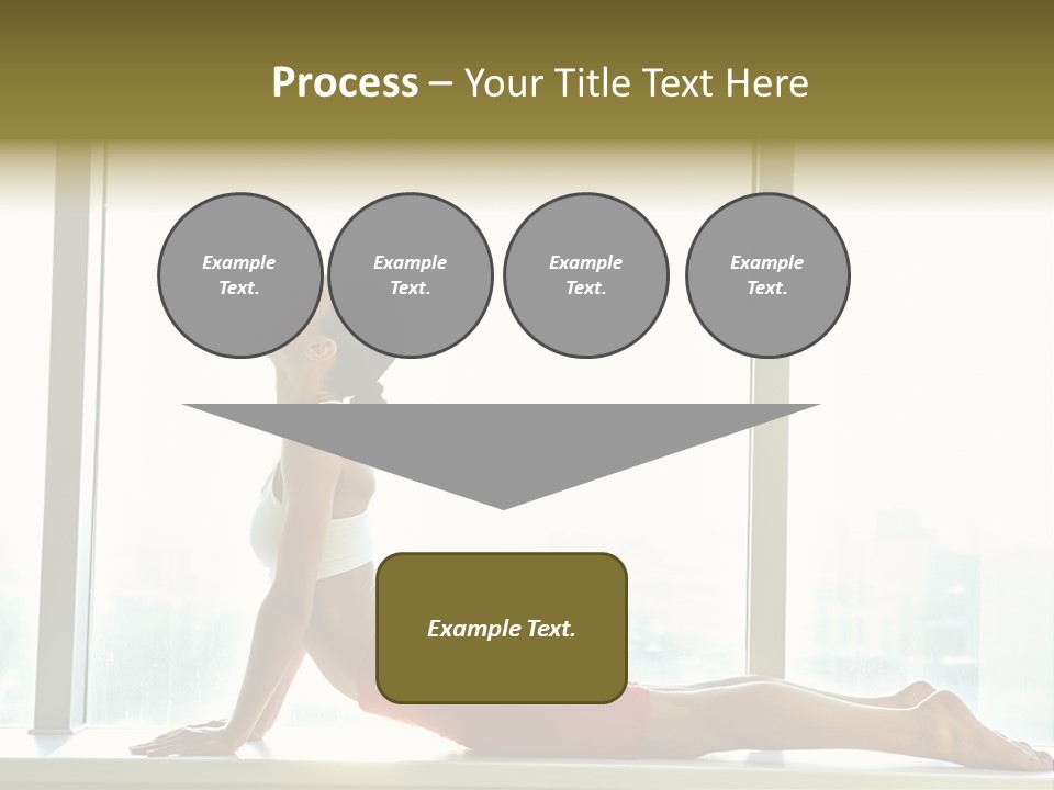 Sportswear Charming Exercise PowerPoint Template