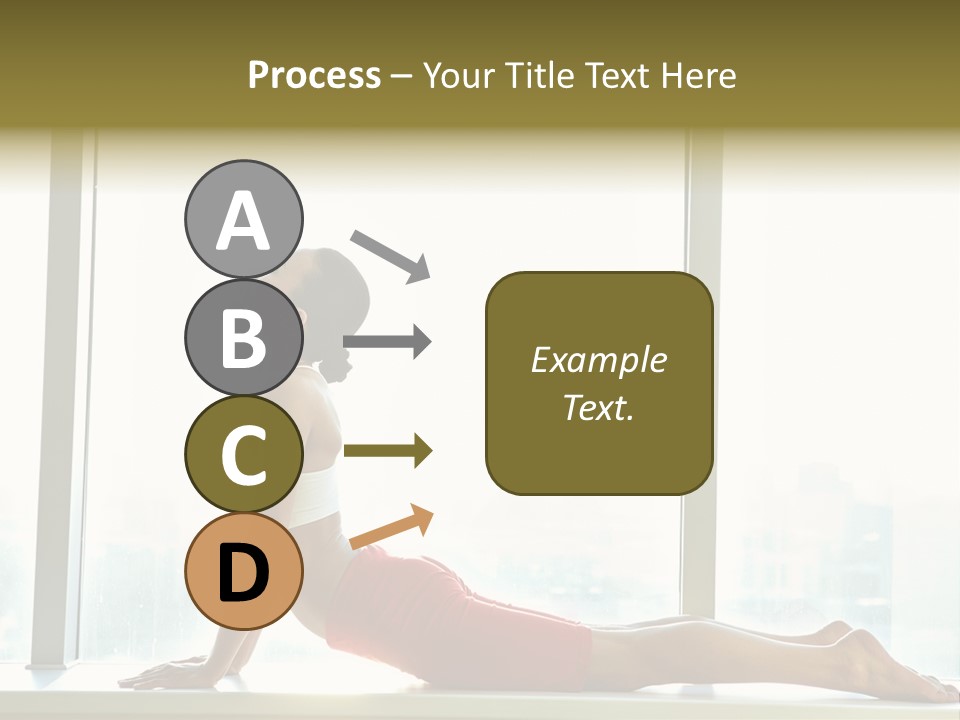 Sportswear Charming Exercise PowerPoint Template