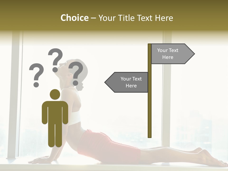 Sportswear Charming Exercise PowerPoint Template