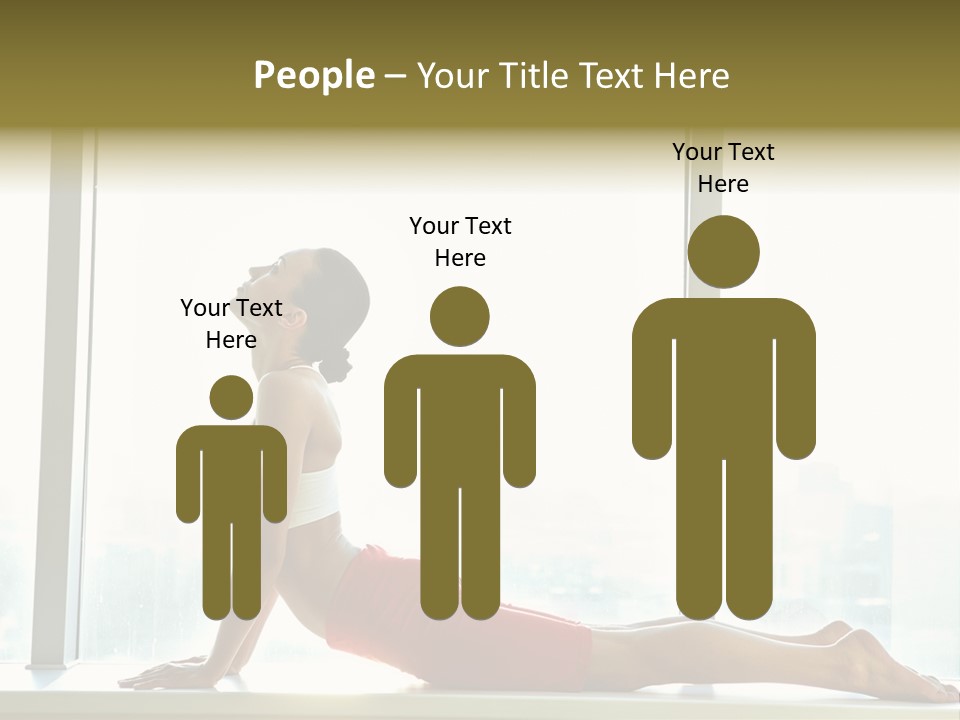 Sportswear Charming Exercise PowerPoint Template