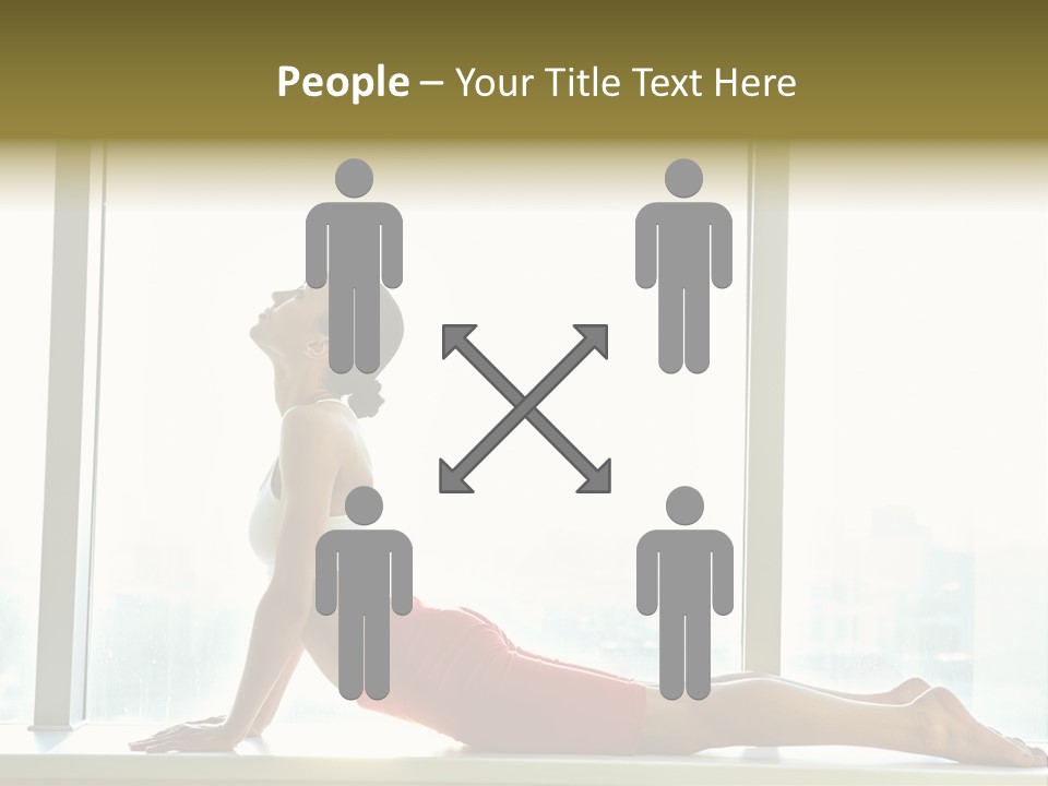 Sportswear Charming Exercise PowerPoint Template