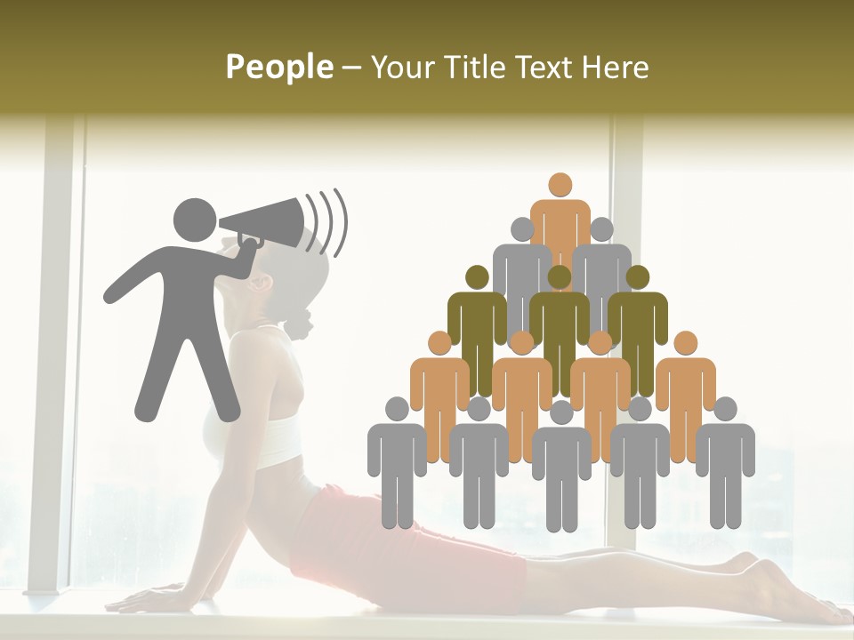 Sportswear Charming Exercise PowerPoint Template