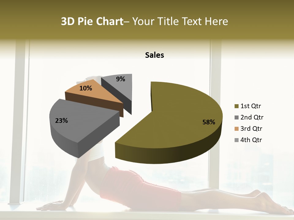 Sportswear Charming Exercise PowerPoint Template