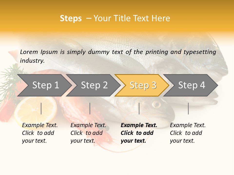 Labrax Seabass Dinner PowerPoint Template