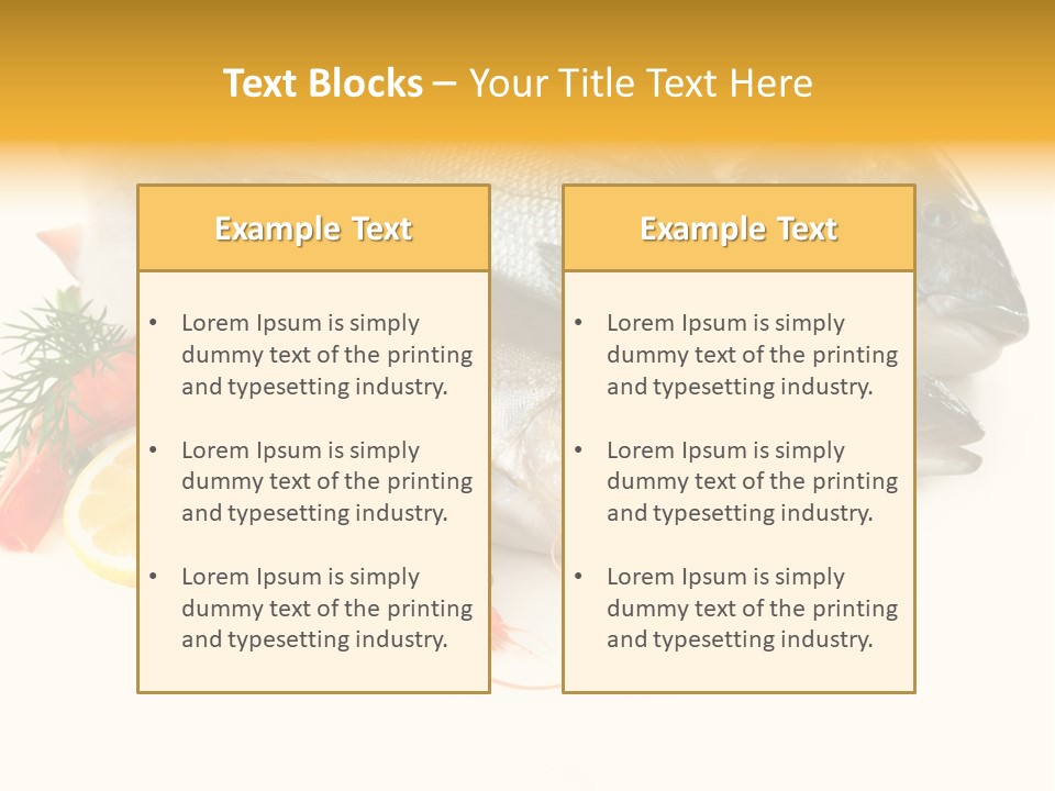 Labrax Seabass Dinner PowerPoint Template