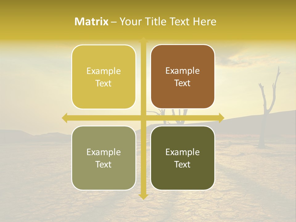 Dune Dark Sunny PowerPoint Template