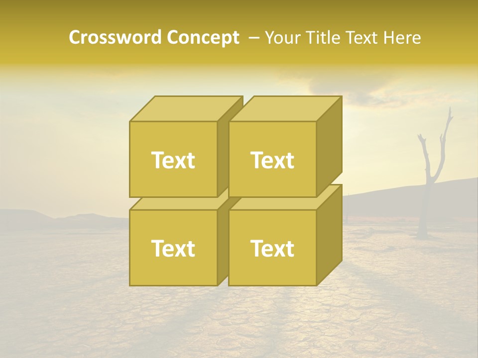 Dune Dark Sunny PowerPoint Template