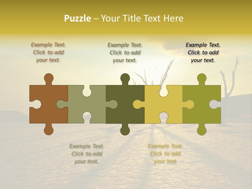 Dune Dark Sunny PowerPoint Template