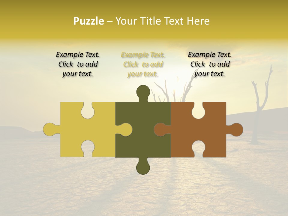 Dune Dark Sunny PowerPoint Template