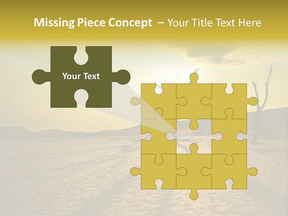 Dune Dark Sunny PowerPoint Template