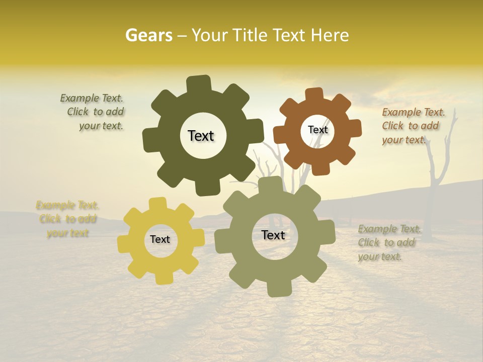 Dune Dark Sunny PowerPoint Template