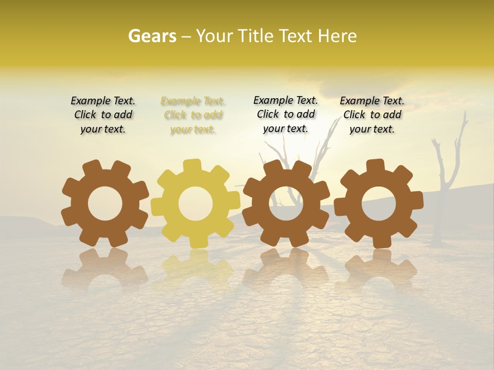 Dune Dark Sunny PowerPoint Template