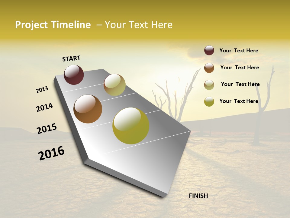 Dune Dark Sunny PowerPoint Template