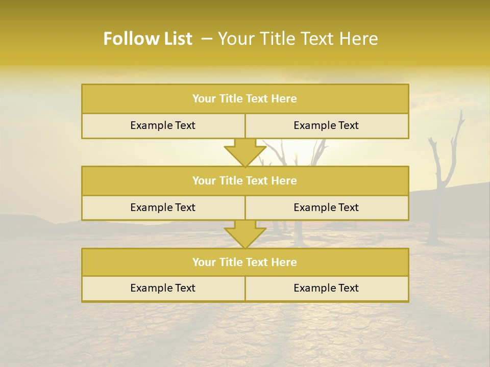 Dune Dark Sunny PowerPoint Template