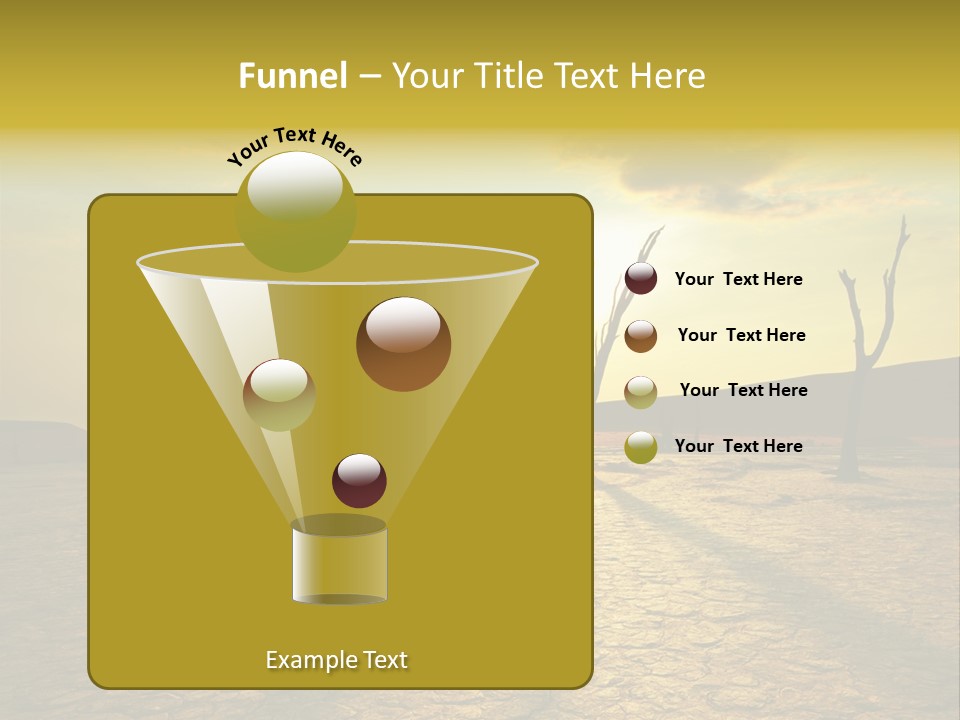 Dune Dark Sunny PowerPoint Template