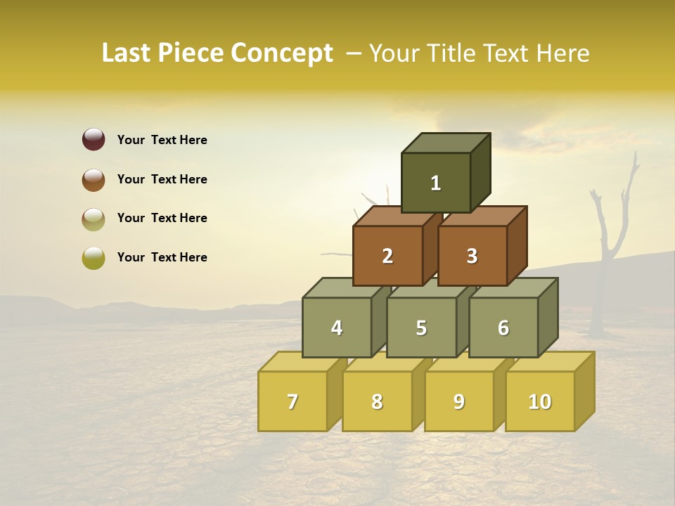 Dune Dark Sunny PowerPoint Template