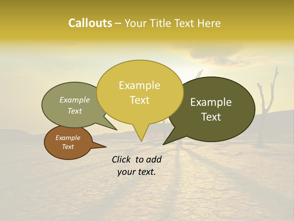 Dune Dark Sunny PowerPoint Template