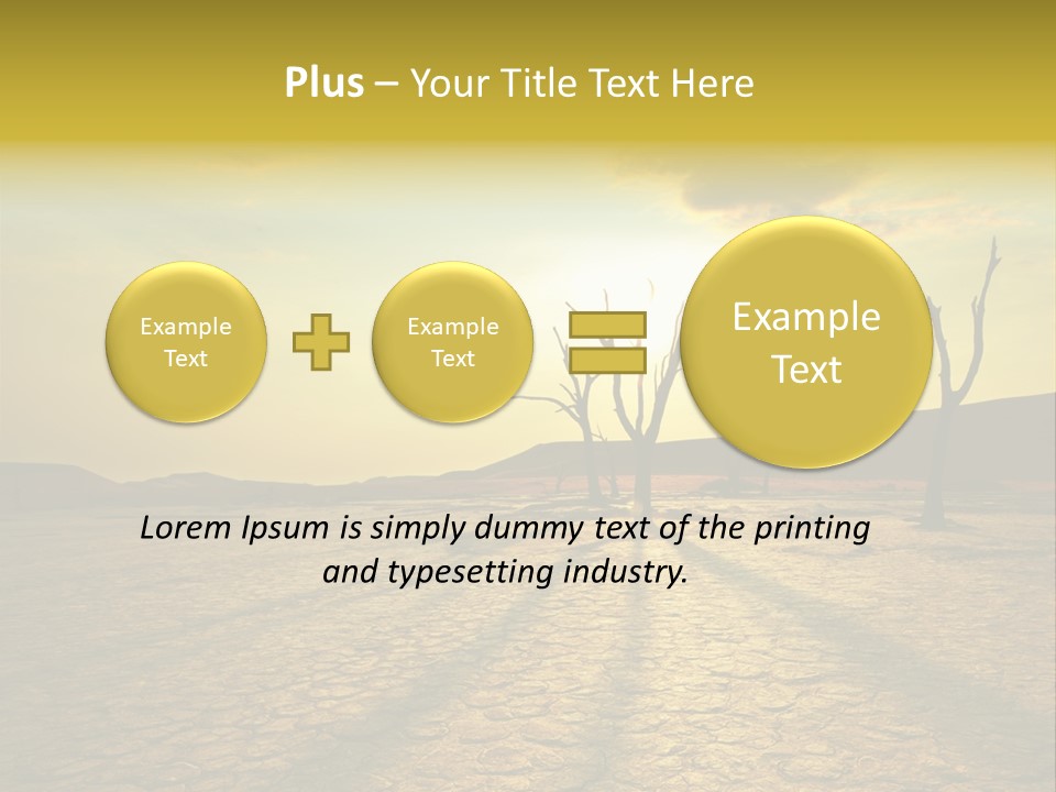 Dune Dark Sunny PowerPoint Template