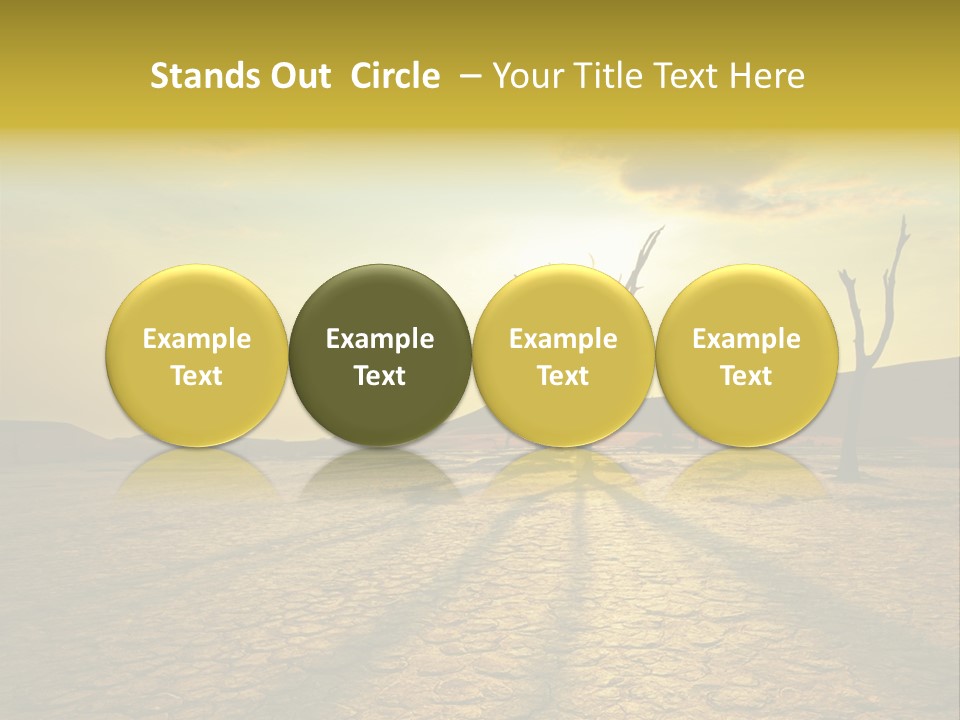 Dune Dark Sunny PowerPoint Template