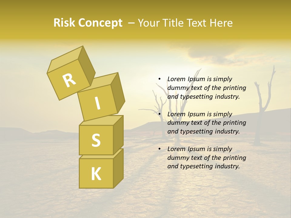 Dune Dark Sunny PowerPoint Template