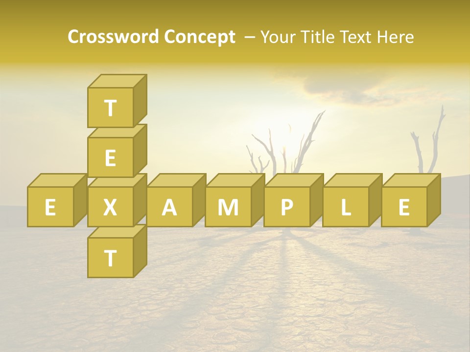 Dune Dark Sunny PowerPoint Template