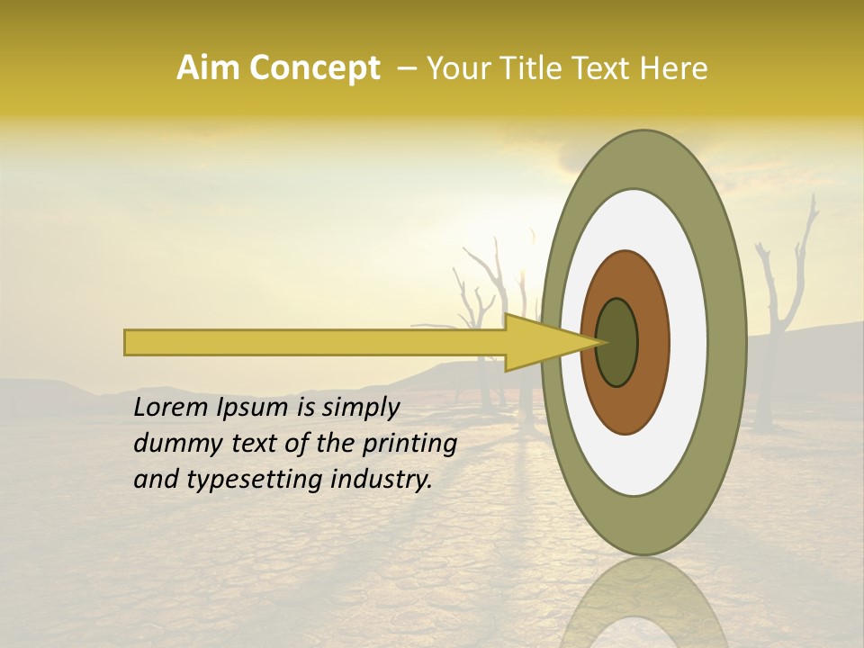 Dune Dark Sunny PowerPoint Template