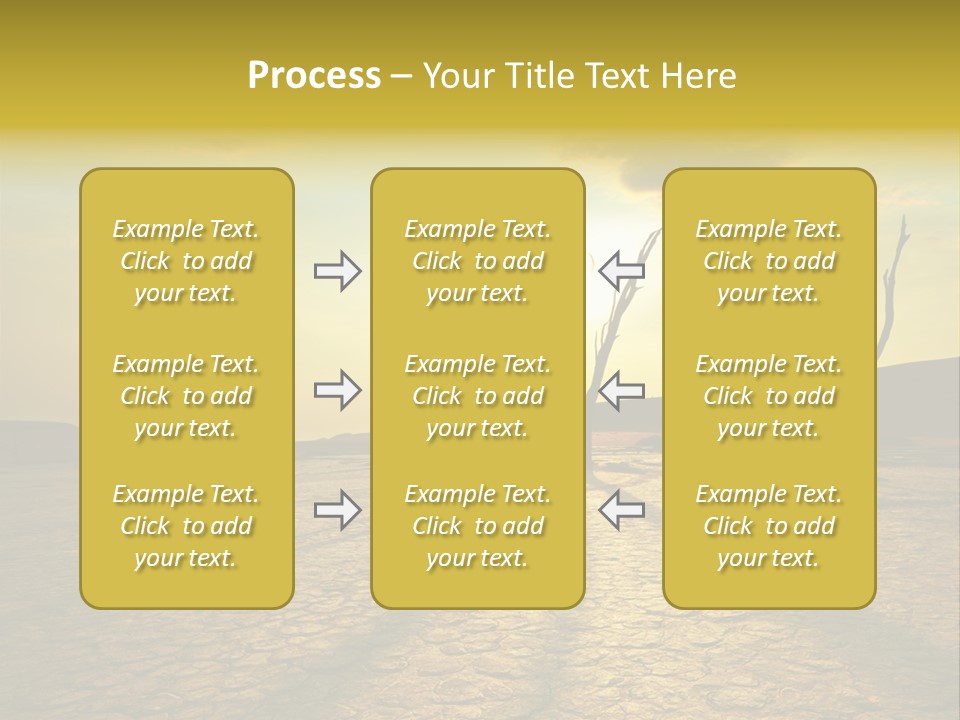 Dune Dark Sunny PowerPoint Template