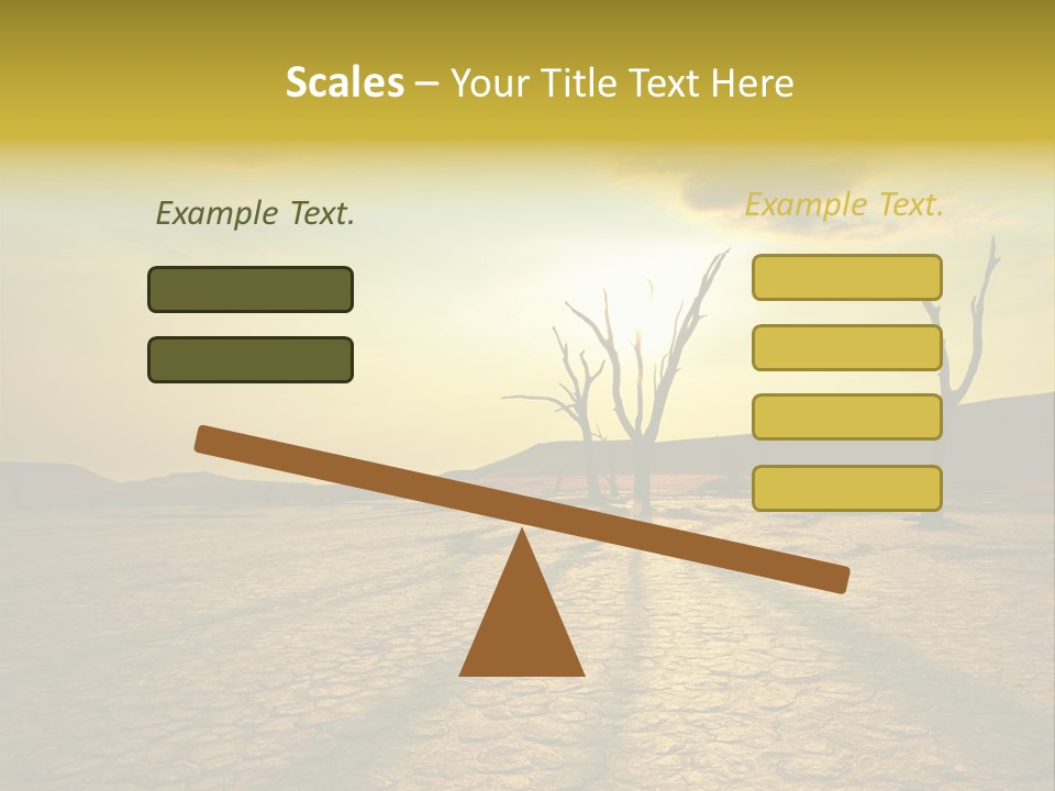 Dune Dark Sunny PowerPoint Template