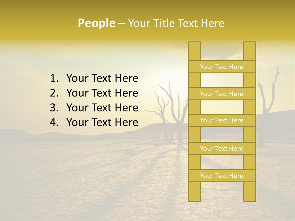 Dune Dark Sunny PowerPoint Template