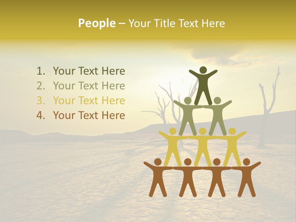 Dune Dark Sunny PowerPoint Template