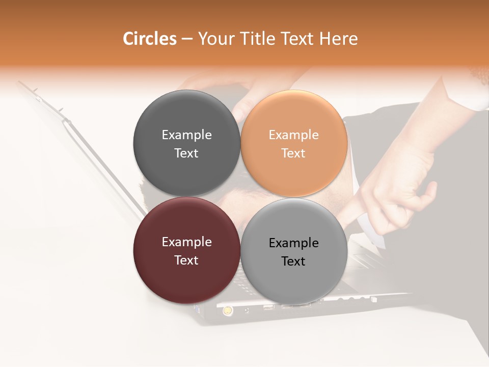 Laptop Envy Stop PowerPoint Template