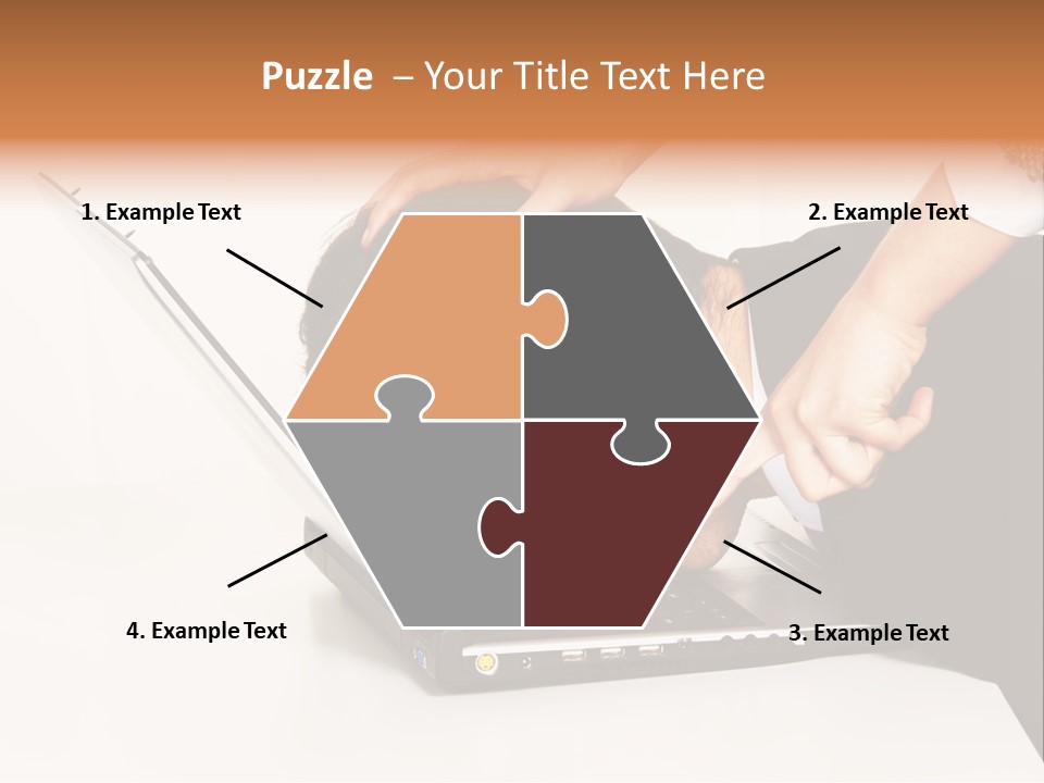 Laptop Envy Stop PowerPoint Template