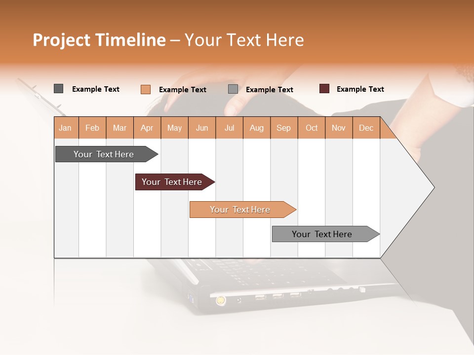 Laptop Envy Stop PowerPoint Template
