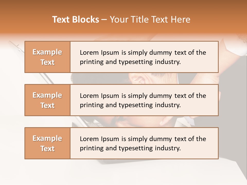 Laptop Envy Stop PowerPoint Template