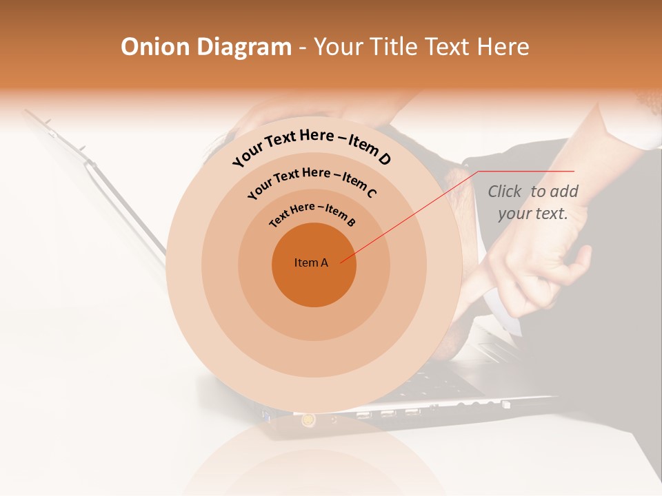 Laptop Envy Stop PowerPoint Template