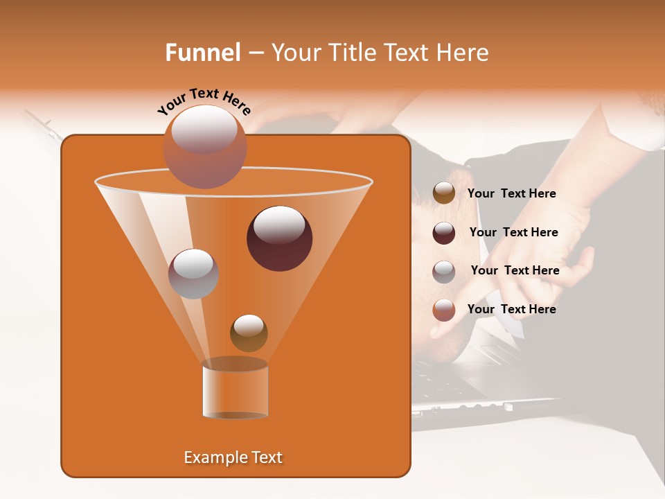 Laptop Envy Stop PowerPoint Template