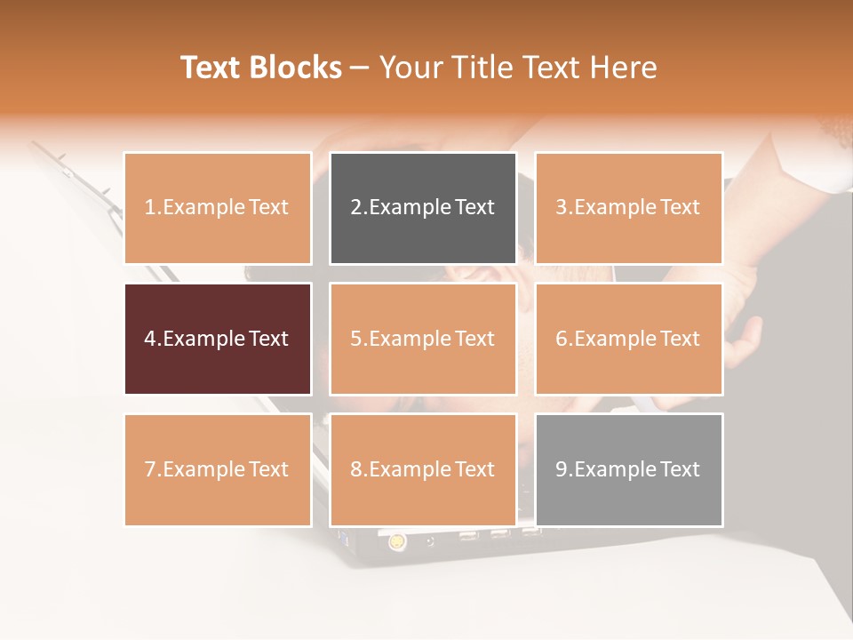 Laptop Envy Stop PowerPoint Template