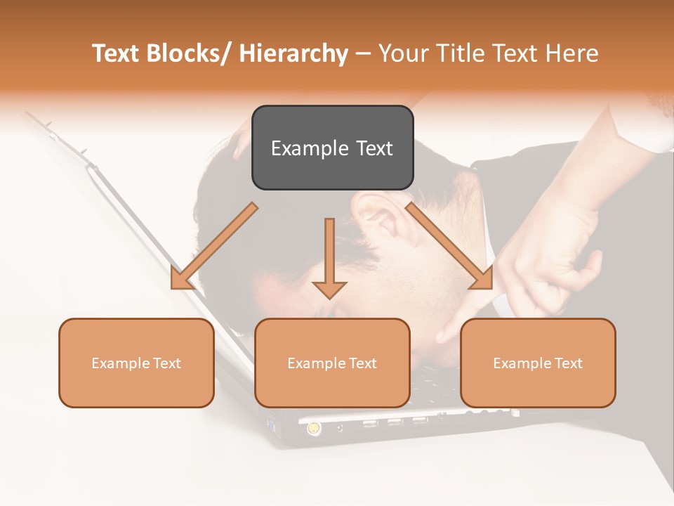 Laptop Envy Stop PowerPoint Template